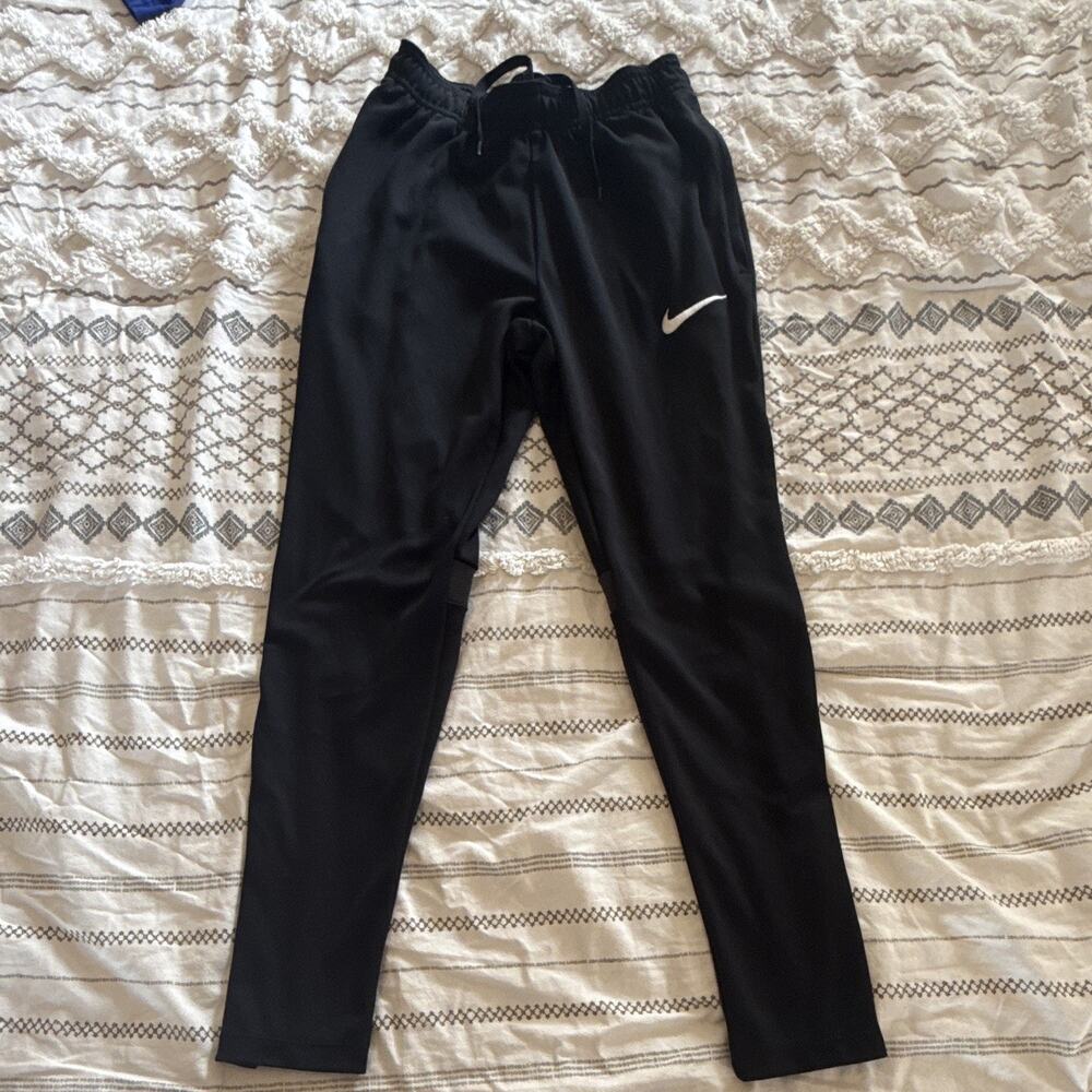 Nike Youth Warmup Pants Zipper Ankles Dri Fit Size Medium Boys